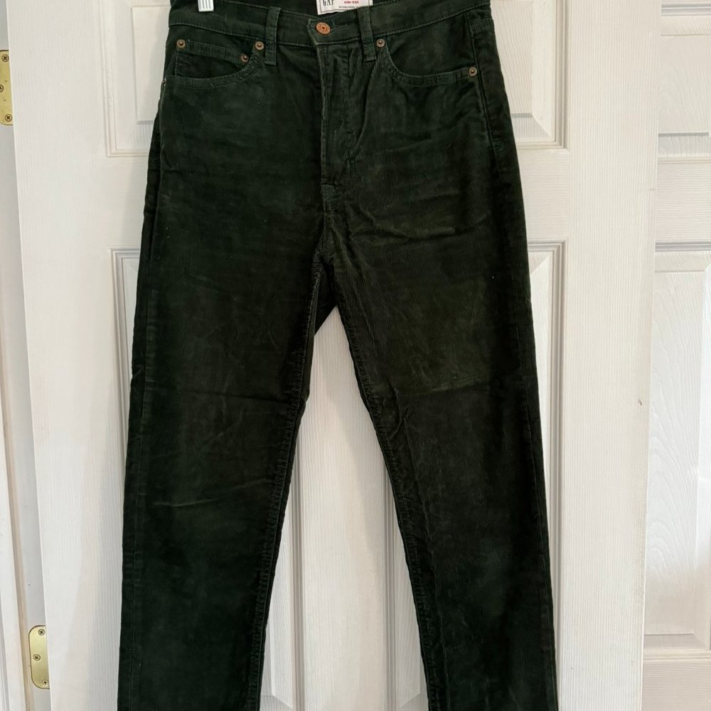 High-Rise Corduroy Pants